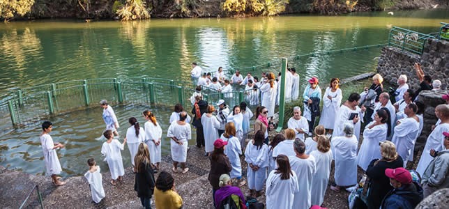 Jordan River in the Holy Land